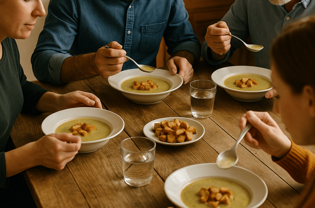 Hvordan en grøntsagssuppe af “ingenting” fik vores gæster til at bede om opskriften